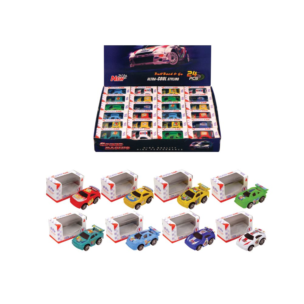 Pull Back Road Racer Car 24pcs Box